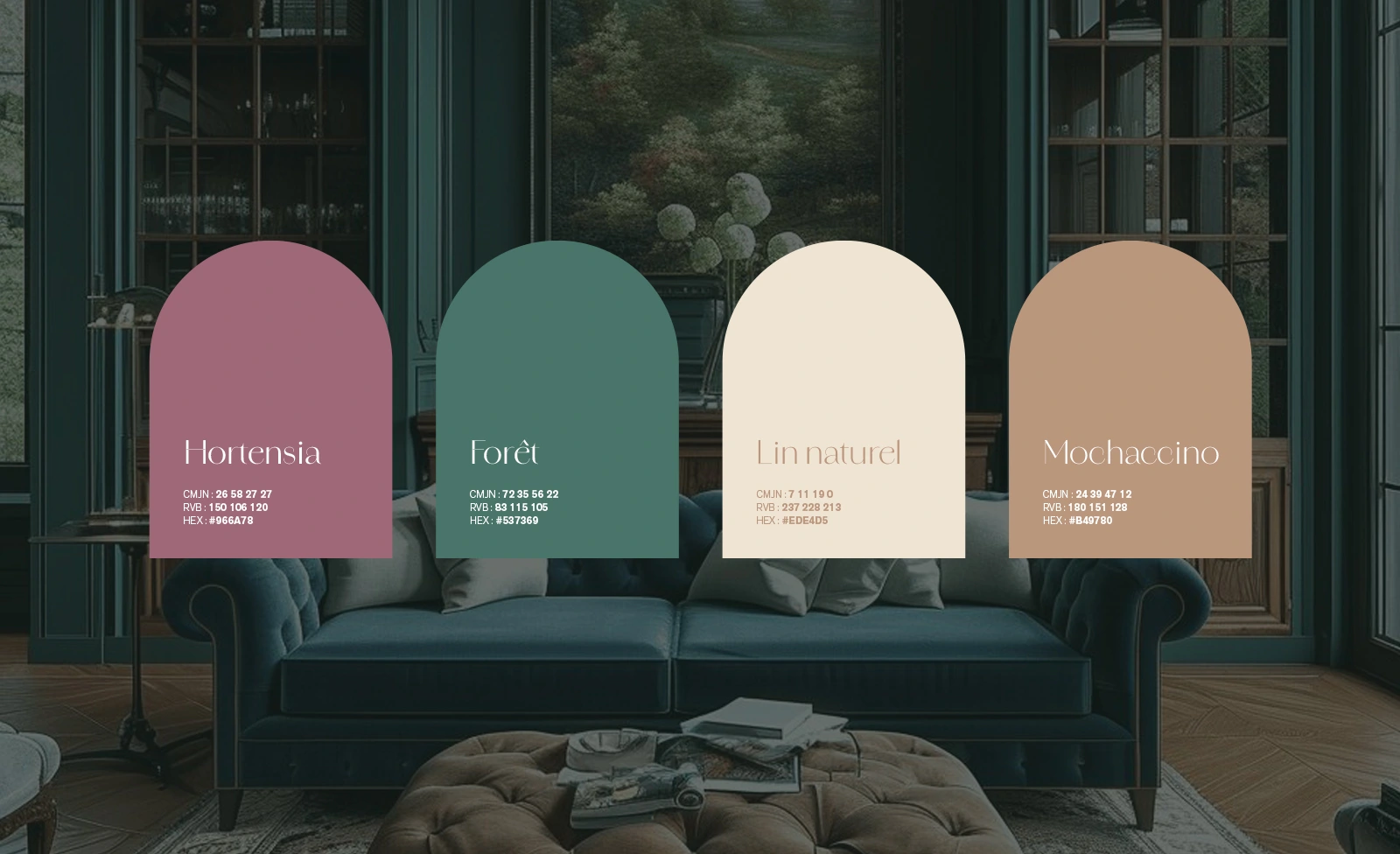 Charte graphique Fondamenta Nuove – palette colorée et raffinée