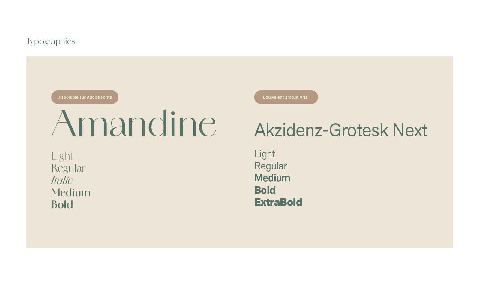 Détail typographique – identité visuelle architecte d’intérieur