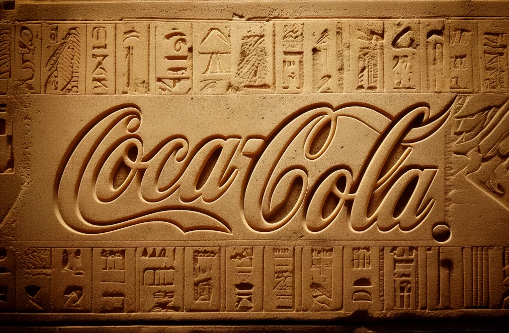 logotype Coca cola histoire