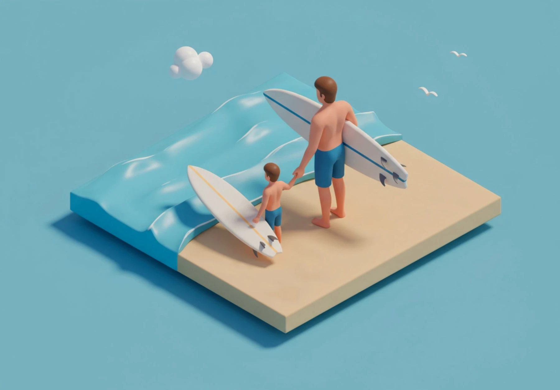 swimming-3d-ai