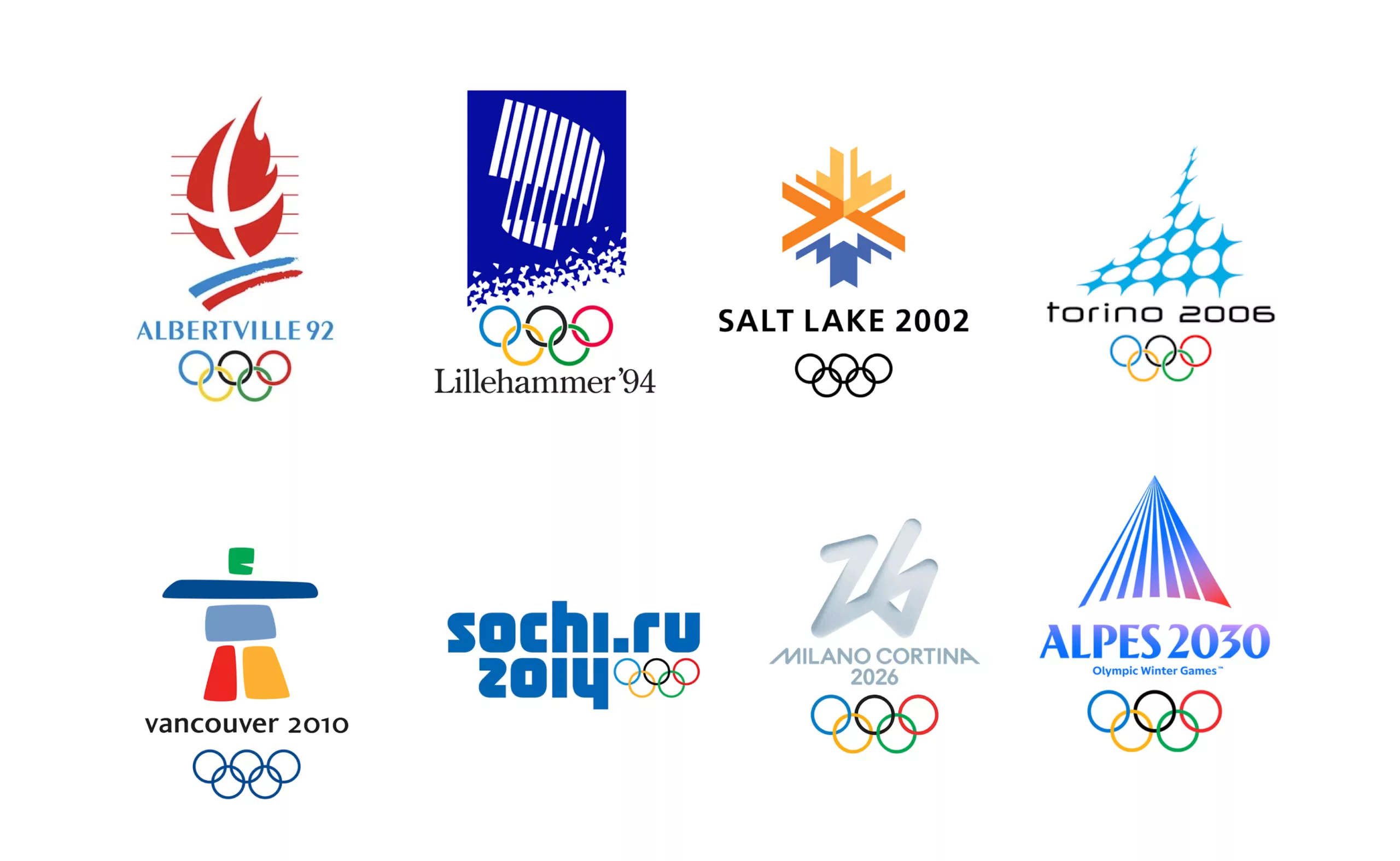Evolution logos JO hiver
