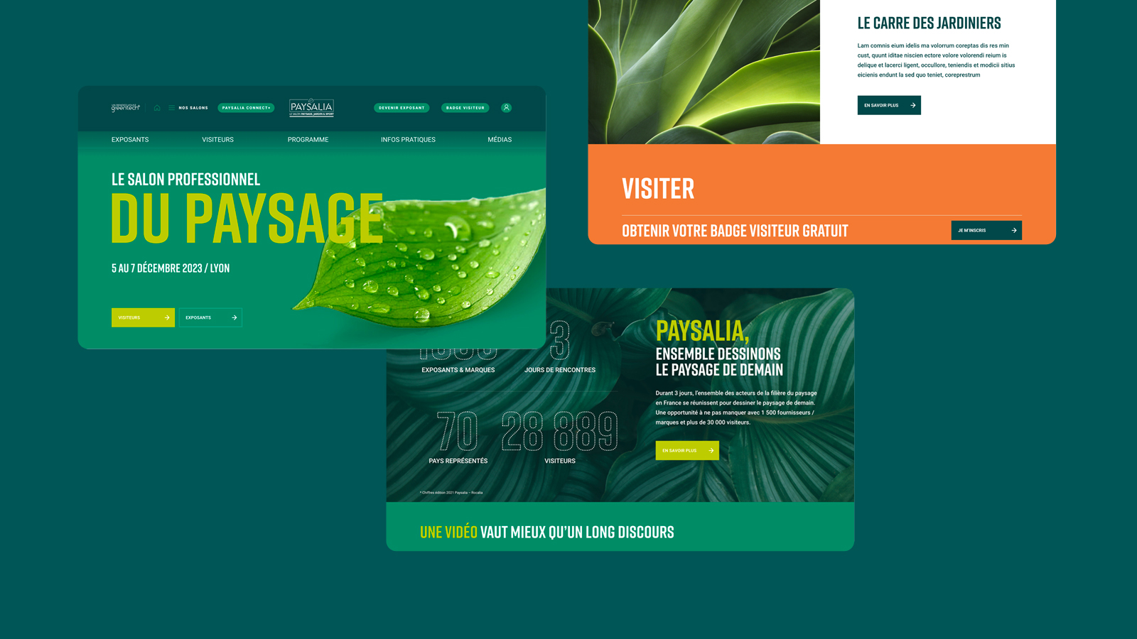 Création d'un template web événementiel