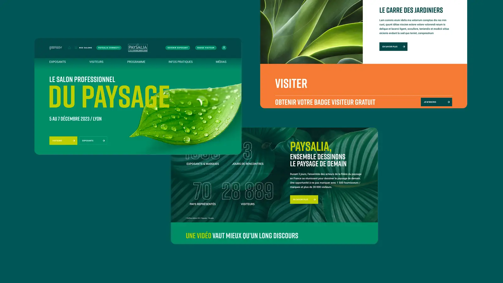 Création d'un template web événementiel