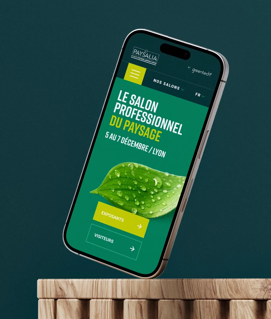Webdesign pour salons professionnels : un design system agile pour GL events