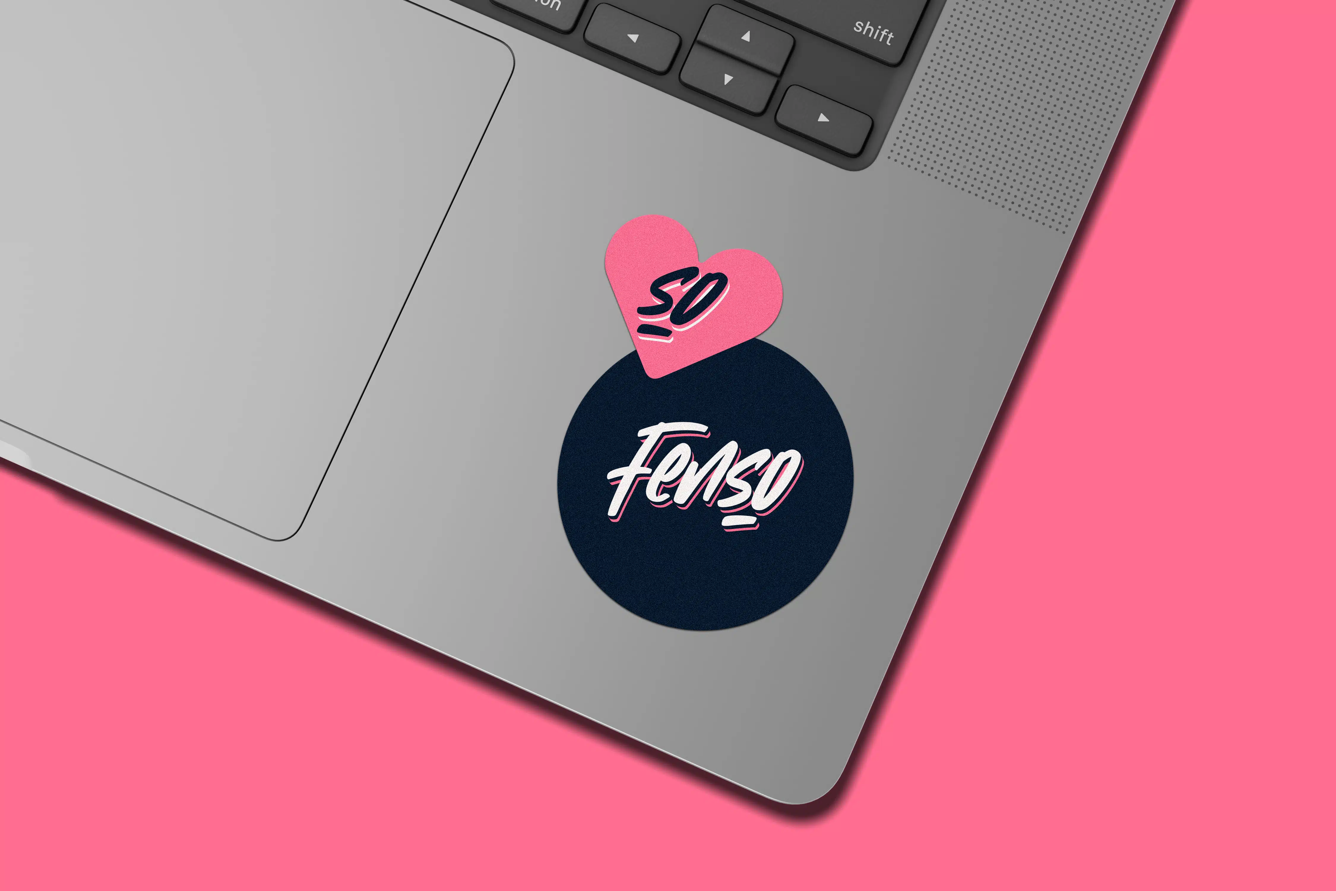 Laptop Sticker Mockup 03